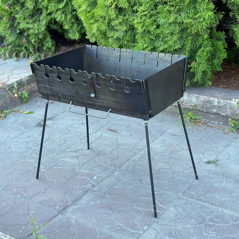 Мангал-чемодан Mzavod Пегас на 8 шампуров 3мм