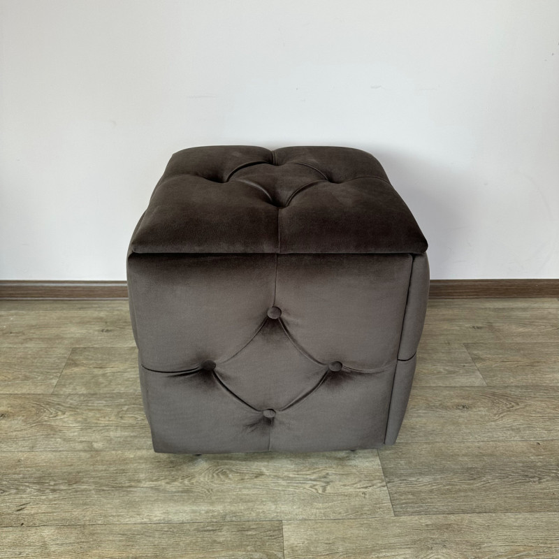Пуф-трансформер 5в1 Mzavod Остин-1 велюр серо-коричневый 5-0-9003