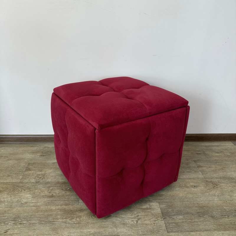 Пуф-трансформер 5в1 Mzavod Остин-4 велюр красный 4-0-9003