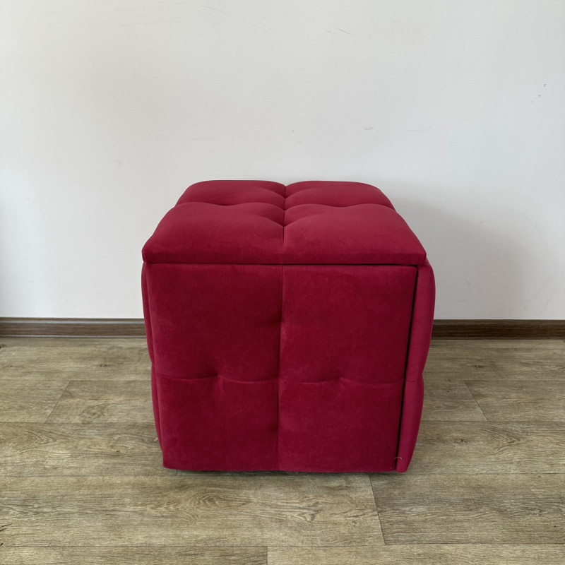 Пуф-трансформер 5в1 Mzavod Остин-4 велюр красный 4-0-9003