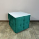 Пуф-трансформер 5в1 Mzavod Остин-4 со столиком велюр изумрудный/белая аляска 8-3-9005