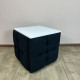 Пуф-трансформер 5в1 Mzavod Остин-4 со столиком велюр черный/белая аляска 10-3-9003