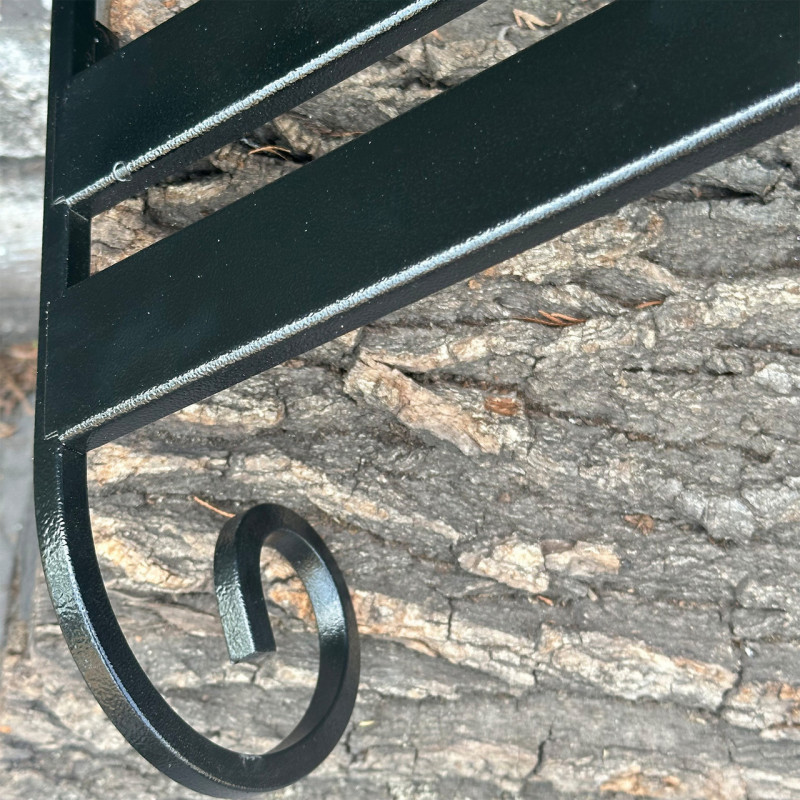 Передняя полка Mzavod для мангала Зевс на 12 шампуров металлическая