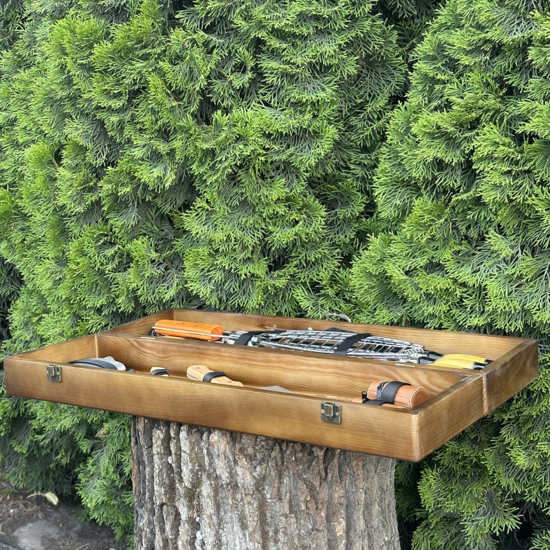 Подарочный набор Mzavod Мастер BBQ темный