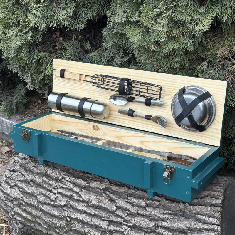 Подарочный набор Mzavod Комбат бирюзовый