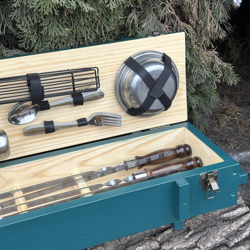 Подарочный набор Mzavod Комбат бирюзовый