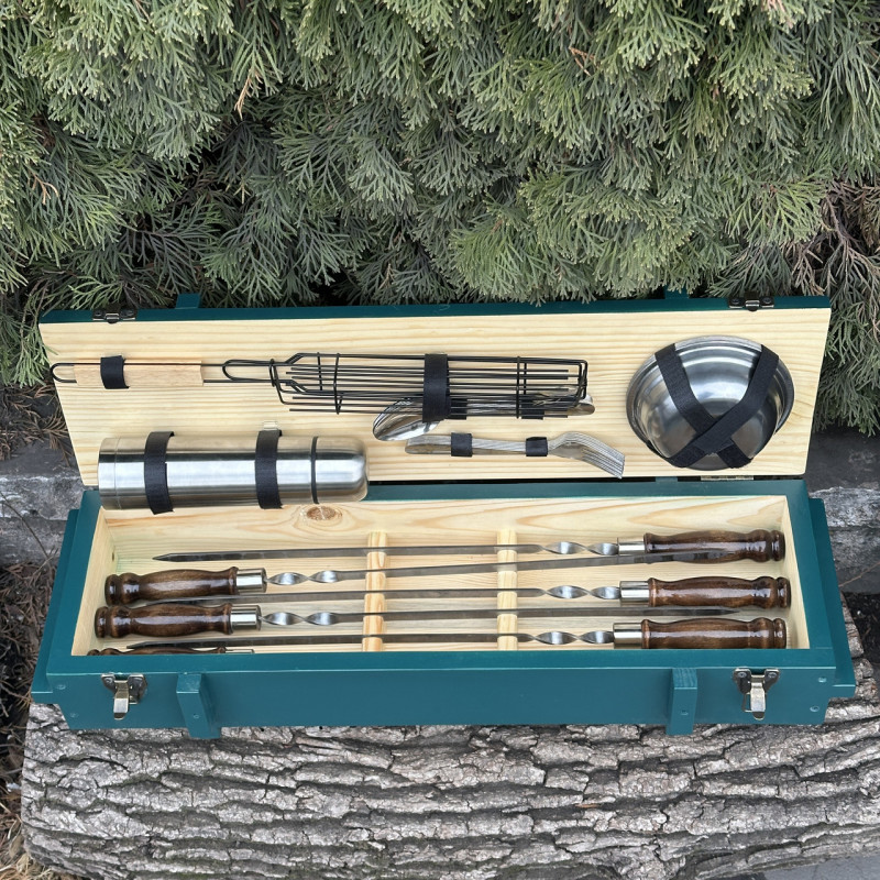 Подарочный набор Mzavod Комбат бирюзовый