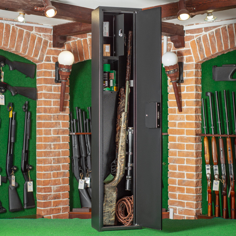 Сейф оружейный ШОЕ-1400, черный