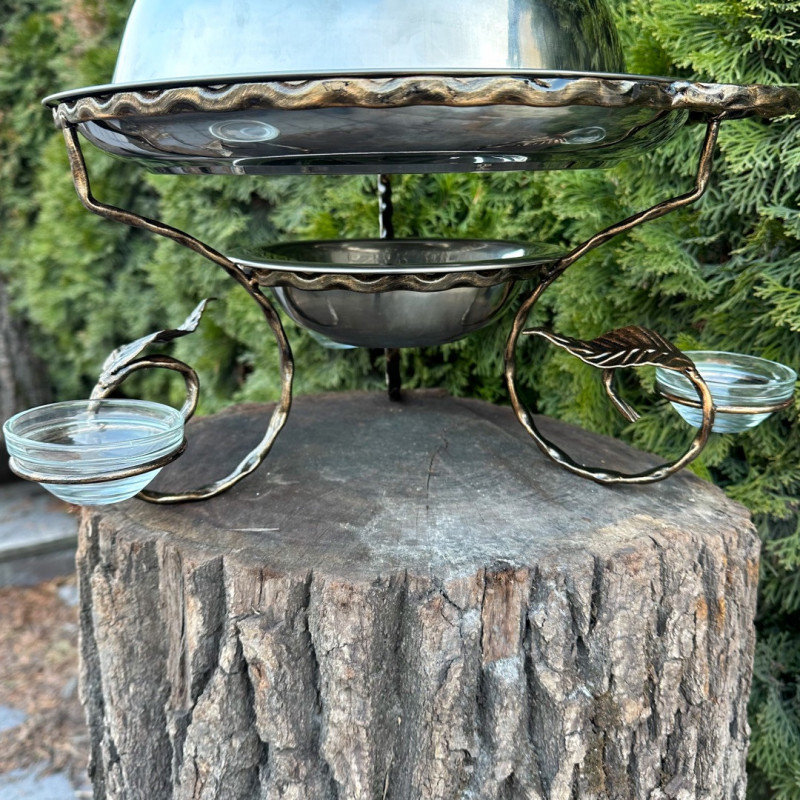 Садж для мяса Mzavod 36см с 3 соусницами