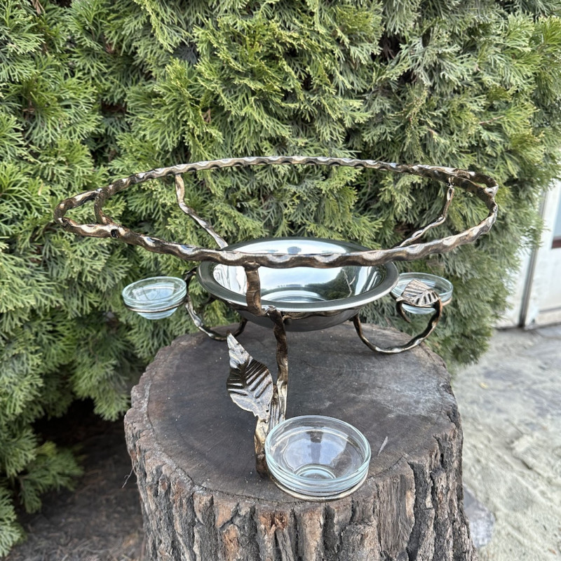 Садж для мяса Mzavod 36см с 3 соусницами