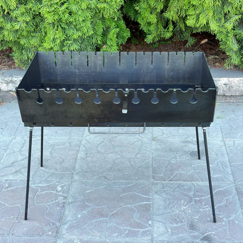 Мангал-чемодан Mzavod Пегас на 10 шампуров 3мм