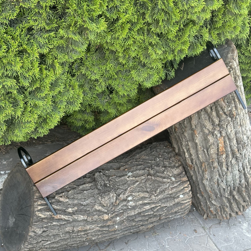 Передняя полка Mzavod для мангала Зевс на 12 шампуров темное дерево