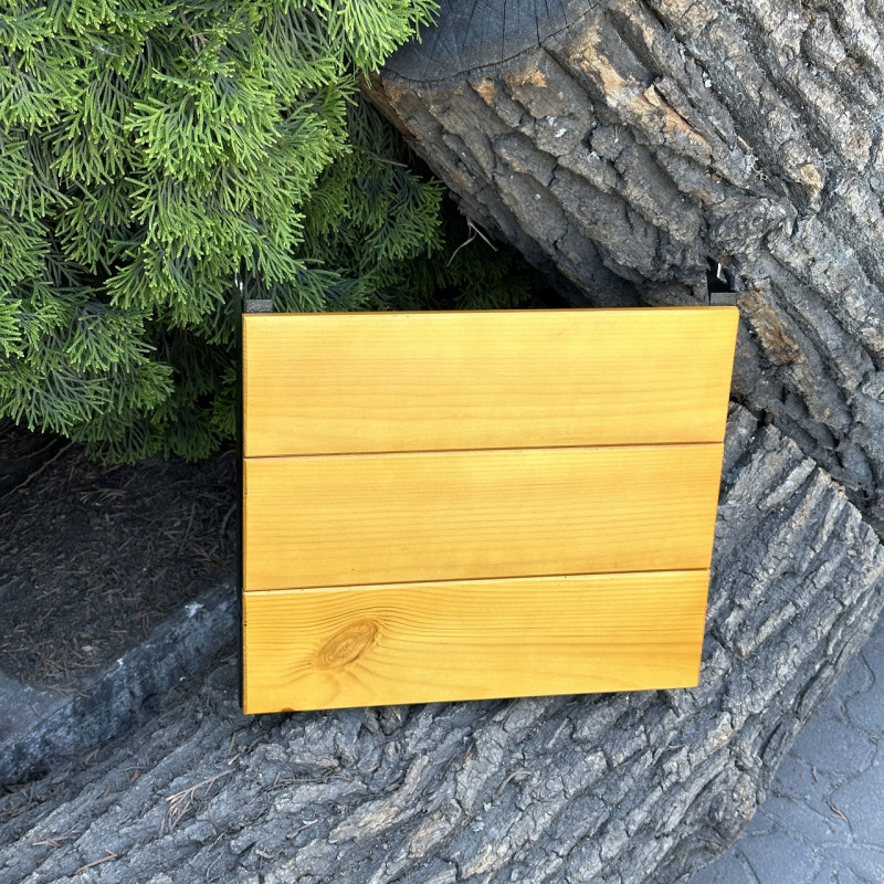 Боковая полка Mzavod для мангала Прометей на 9-12 шампуров светлое дерево