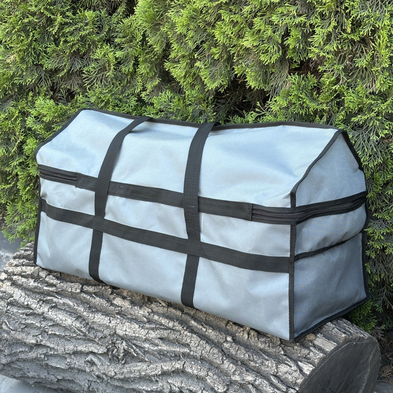 Чохол для мангалу-барбекю Ікар на 9 шампурів сірий