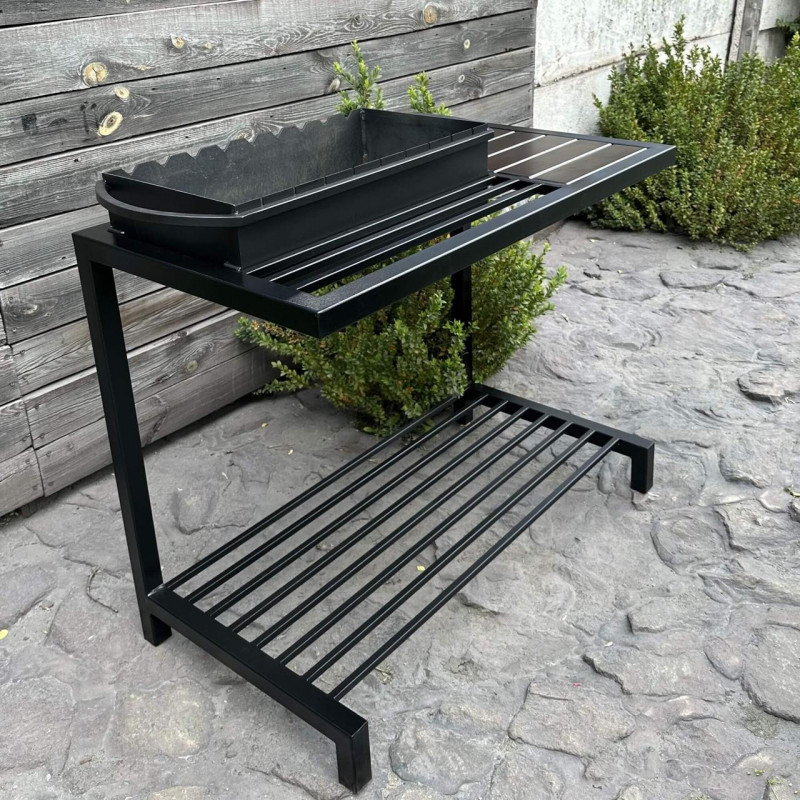 Мангал Mzavod Локи на 9 шампуров 4мм в стиле LOFT