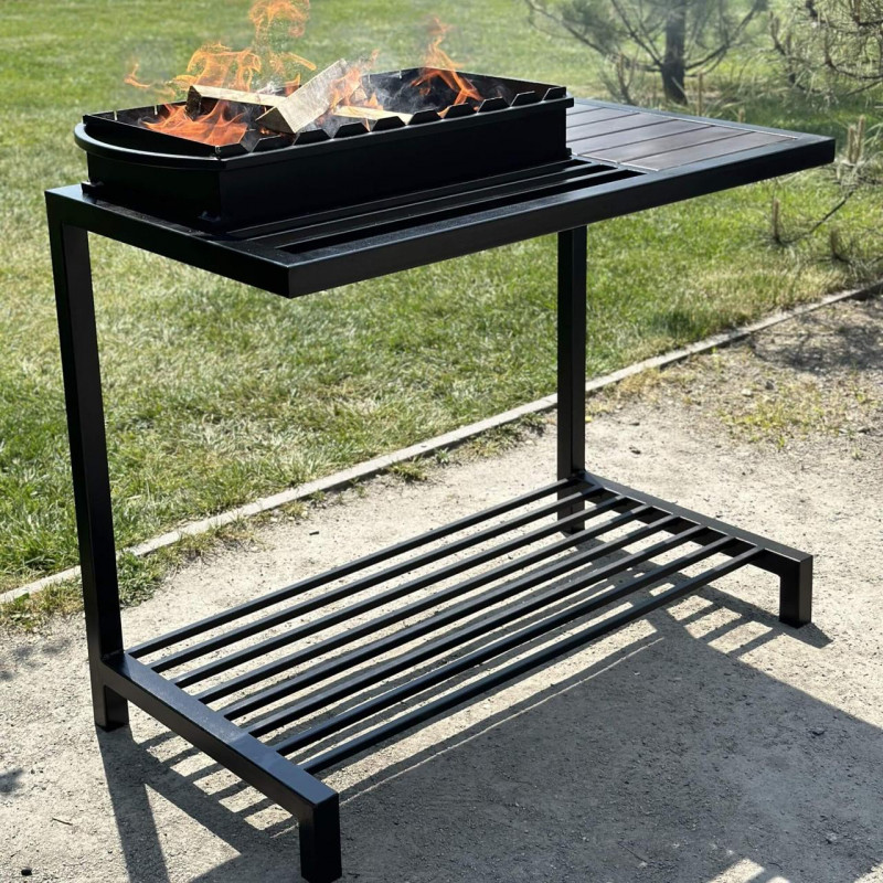 Мангал Mzavod Локи на 9 шампуров 4мм в стиле LOFT