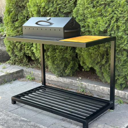 Мангал-барбекю Mzavod Локі на 9 шампурів 4мм в стилі LOFT