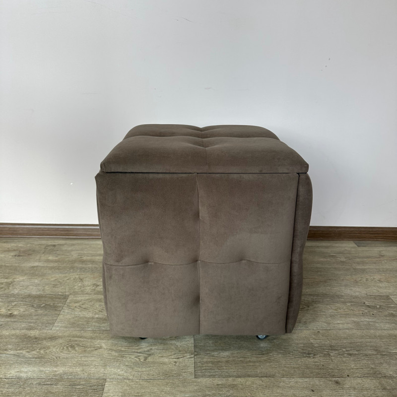 Пуф-трансформер 5в1 Mzavod Остин-4 велюр коричневый 1-0-9005