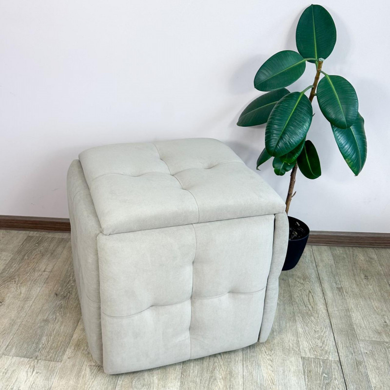 Пуф-трансформер 5в1 Mzavod Остин-4 велюр светло-серый 6-0-9003