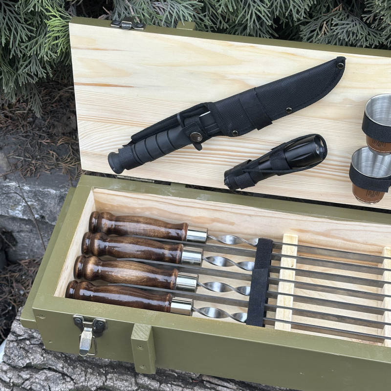 Подарочный набор Mzavod Милитари оливковый