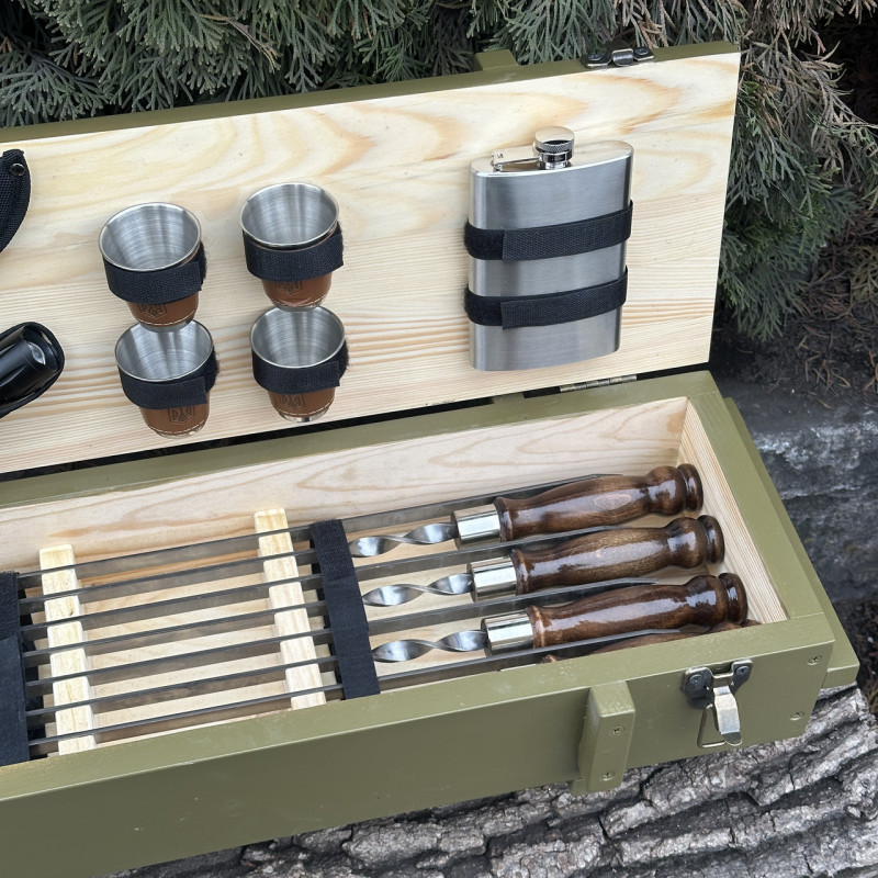 Подарочный набор Mzavod Милитари оливковый