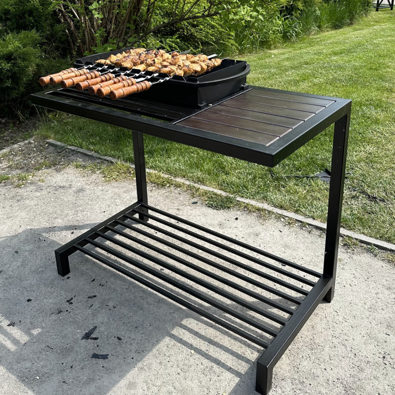 Мангал Mzavod Локи на 9 шампуров 4мм в стиле LOFT