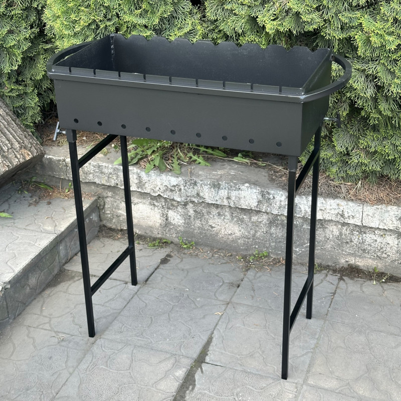 Мангал Mzavod Гектор на 9 шампуров 3мм на ножках