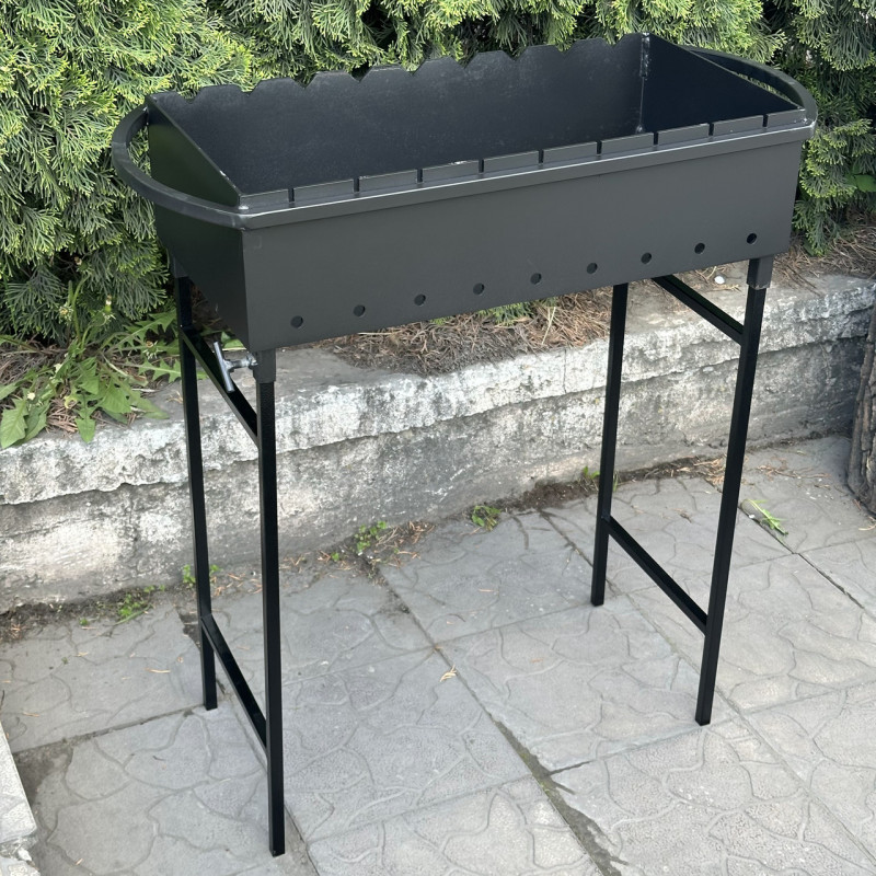 Мангал Mzavod Гектор на 9 шампуров 3мм на ножках