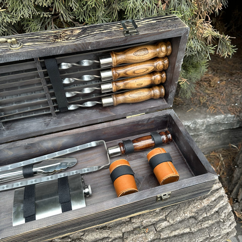 Подарочный набор Mzavod Казак темная текстура