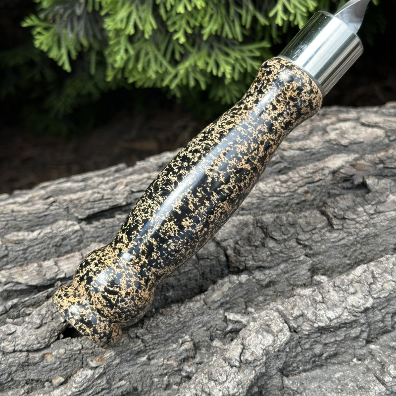 Шампур Mzavod с деревянной ручкой 630х12х3мм мраморный