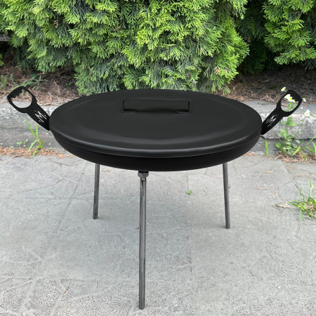 Сковорода из диска Mzavod Фрея 40см с крышкой