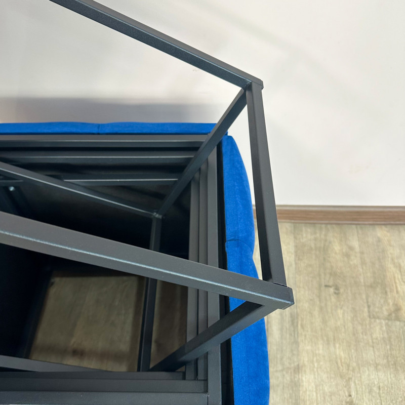 Пуф-трансформер 5в1 Mzavod Остин-1 велюр синий 9-0-9005