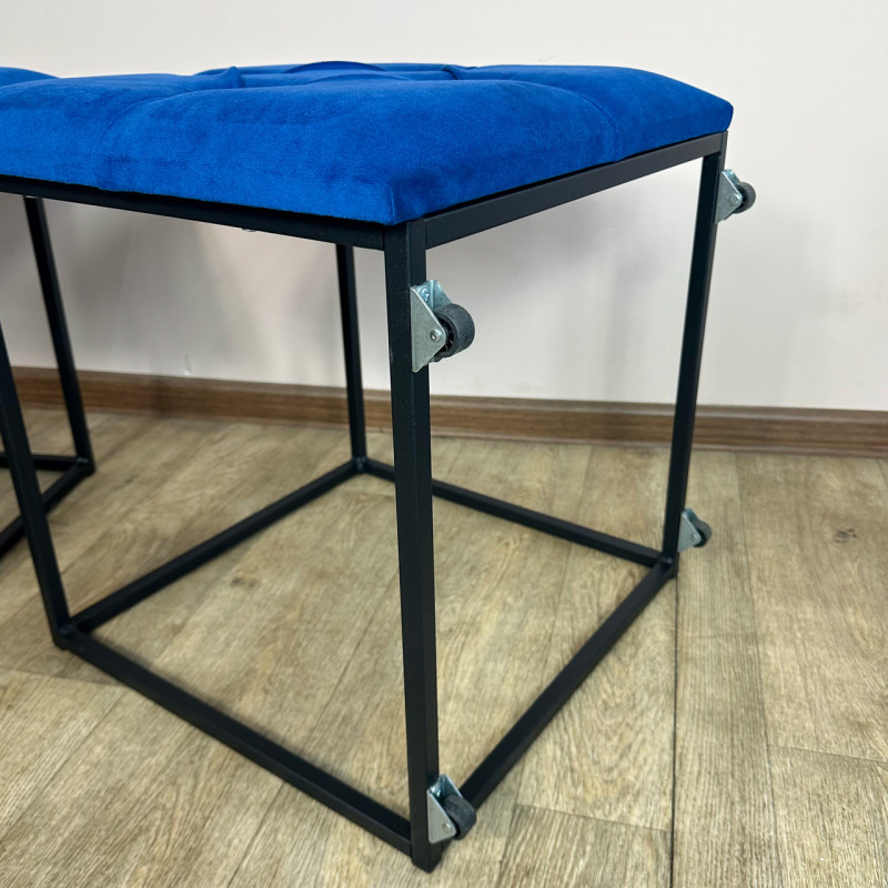 Пуф-трансформер 5в1 Mzavod Остин-1 велюр синий 9-0-9005