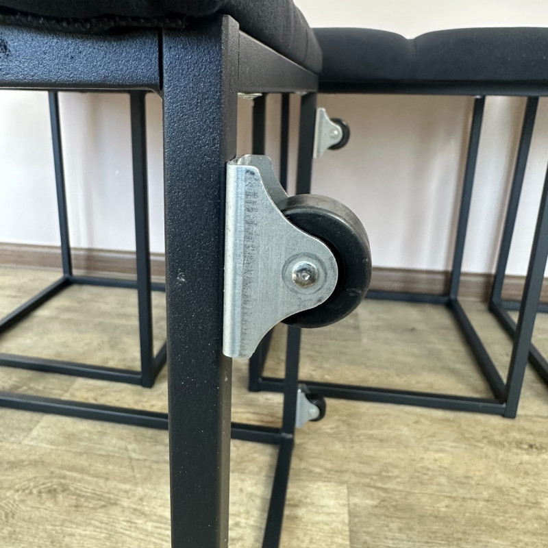 Пуф-трансформер 5в1 Mzavod Остин-1 велюр черный 10-0-9005