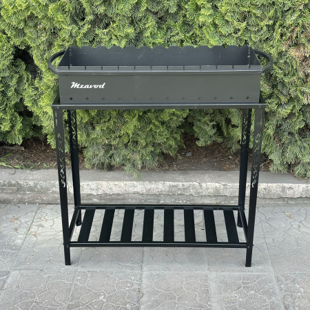 Мангал Mzavod Прометей на 12 шампуров 4мм на дровнице