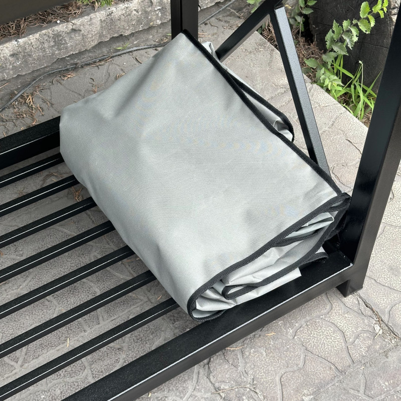 Чохол Mzavod для мангалу в стилі LOFT на 9 шампурів сірий