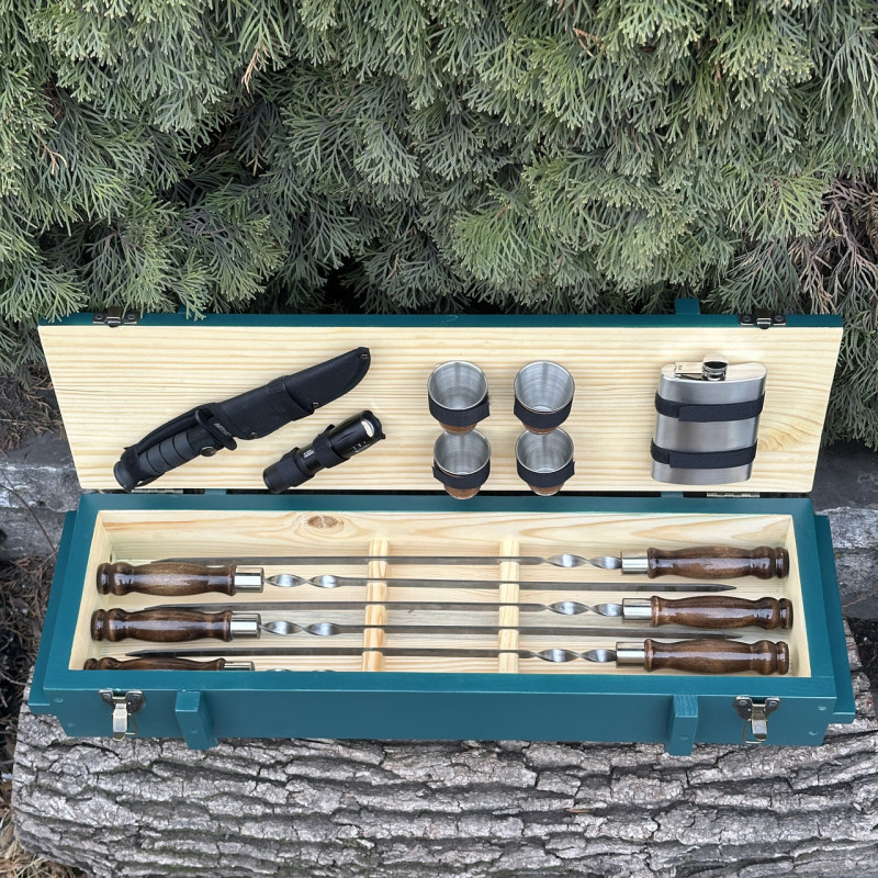 Подарочный набор Mzavod Милитари бирюзовый