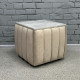 Пуф-трансформер 5в1 Остін-2 зі столиком велюр бежевий/сірий бетон 3-6-9003