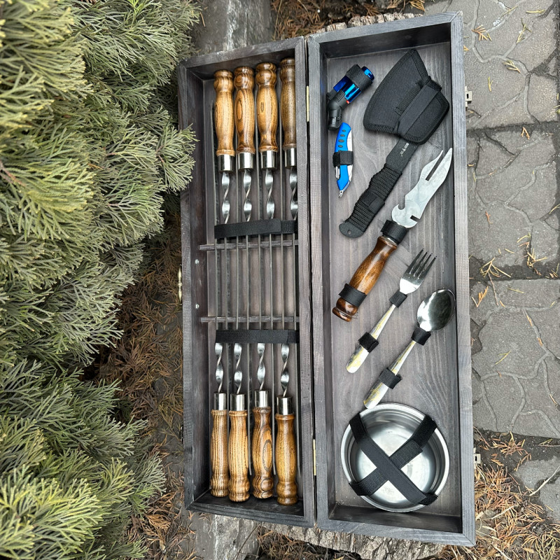 Подарочный набор Mzavod Гетман темная текстура