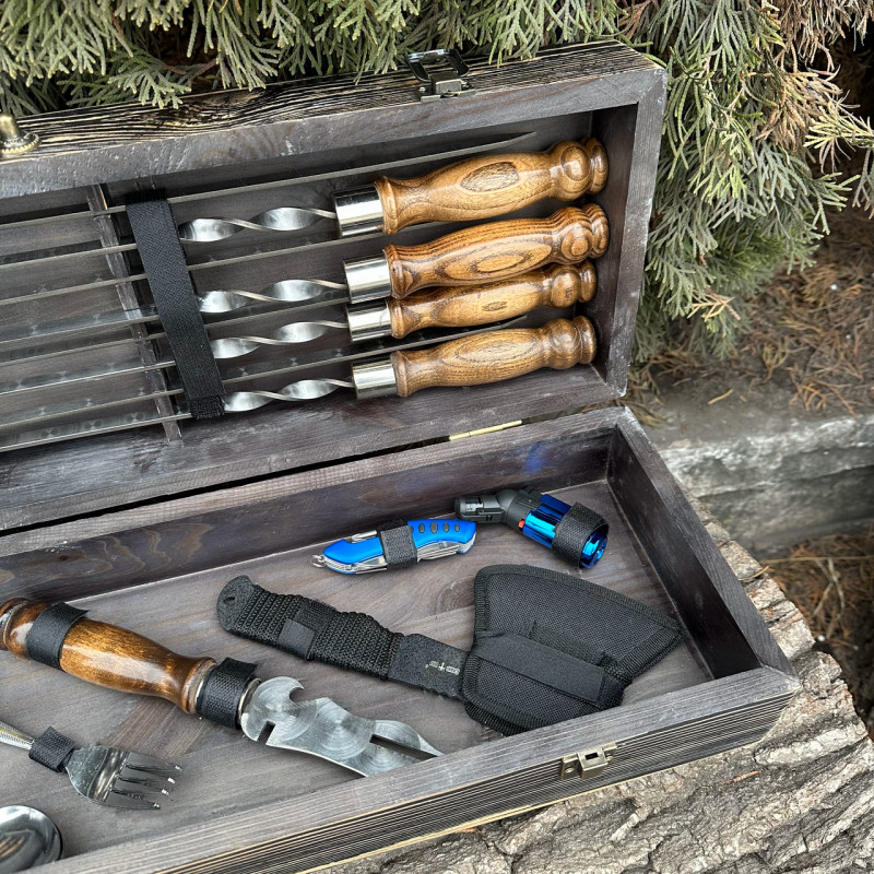 Подарочный набор Mzavod Гетман темная текстура