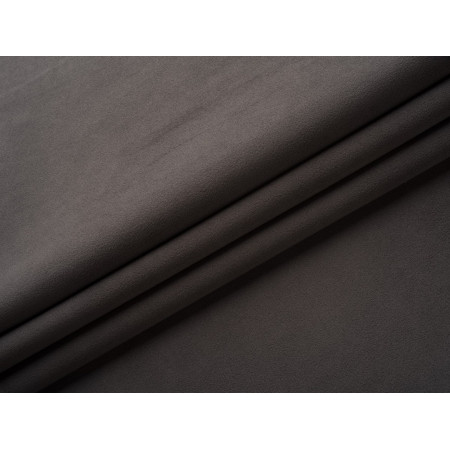 Банкетка для обуви Женева-1 со спинкой 50см велюр серо-коричневый 5-0-9005