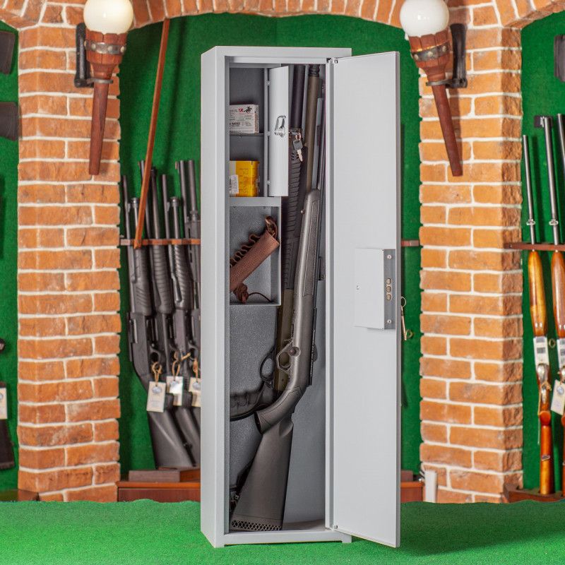 Сейф збройовий ШОЕ-1000, сірий