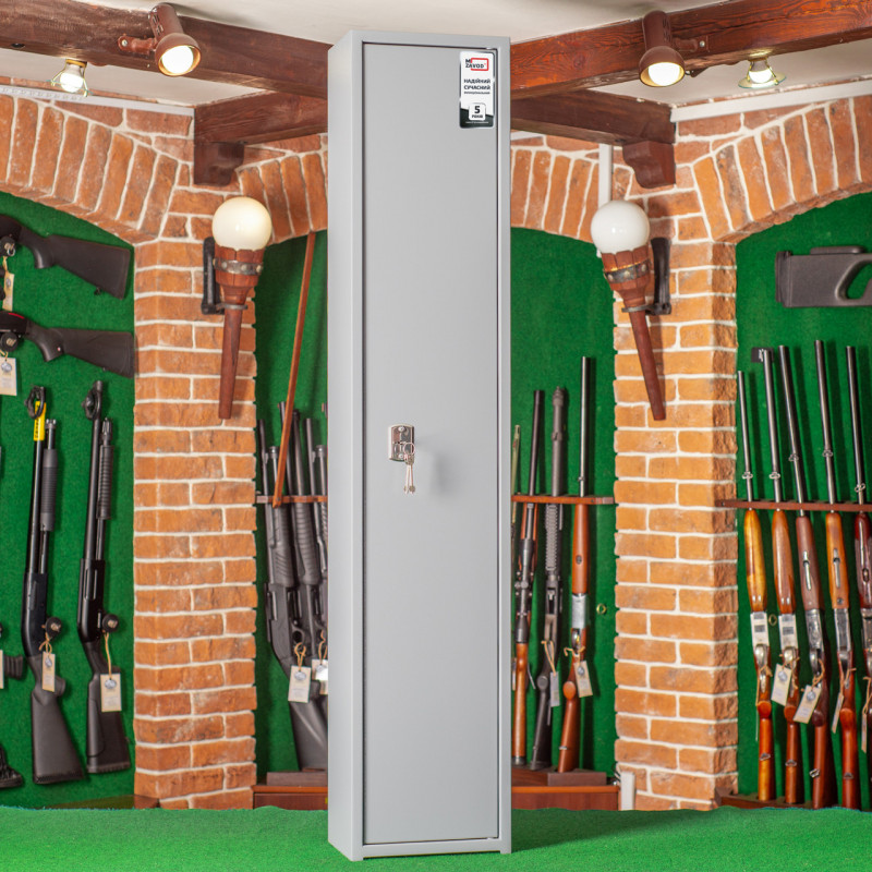 Сейф збройовий ШОЕ-1400, сірий