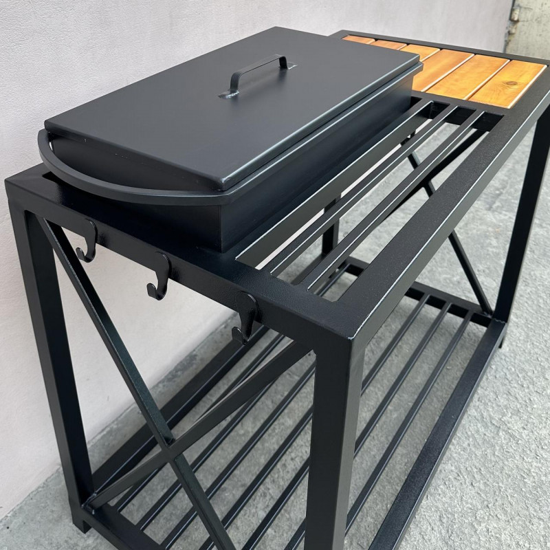 Универсальная крышка Mzavod для мангала на 9 шампуров