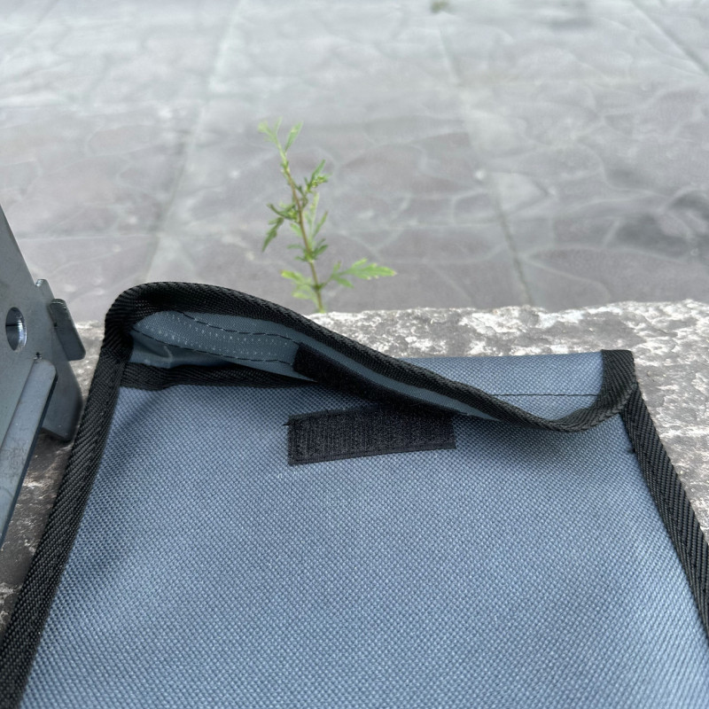 Чехол Mzavod для печи-щепочницы большой серый