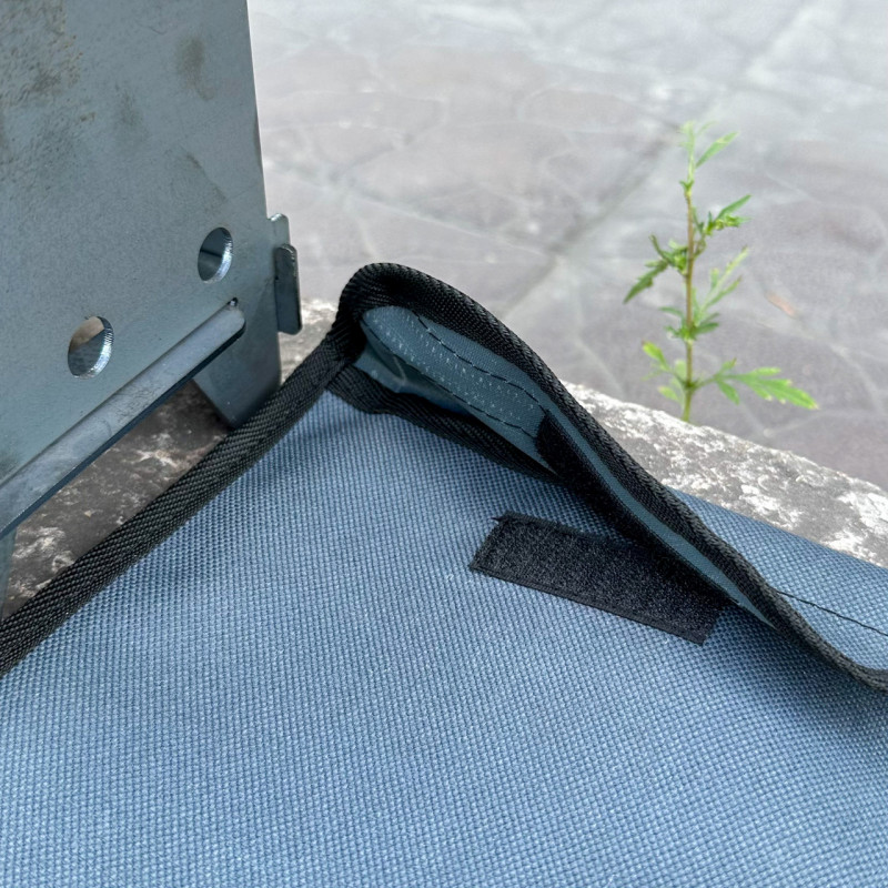 Чехол Mzavod для печи-щепочницы большой серый