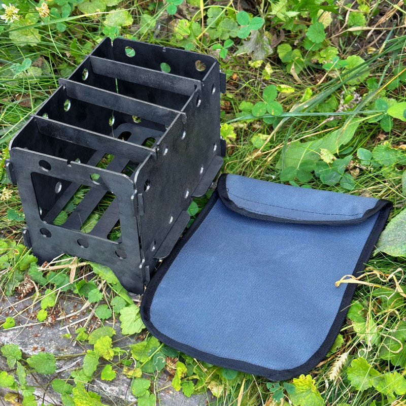 Чехол Mzavod для печи-щепочницы большой серый