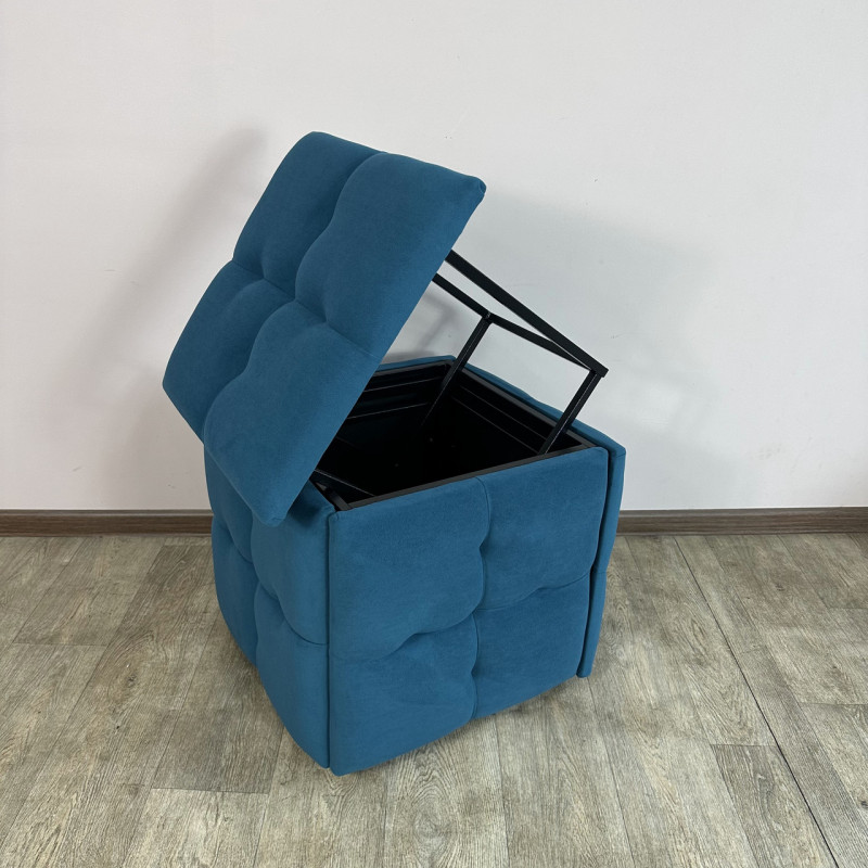 Пуф-трансформер 5в1 Остін-4 велюр бірюзовий 2-0-9005