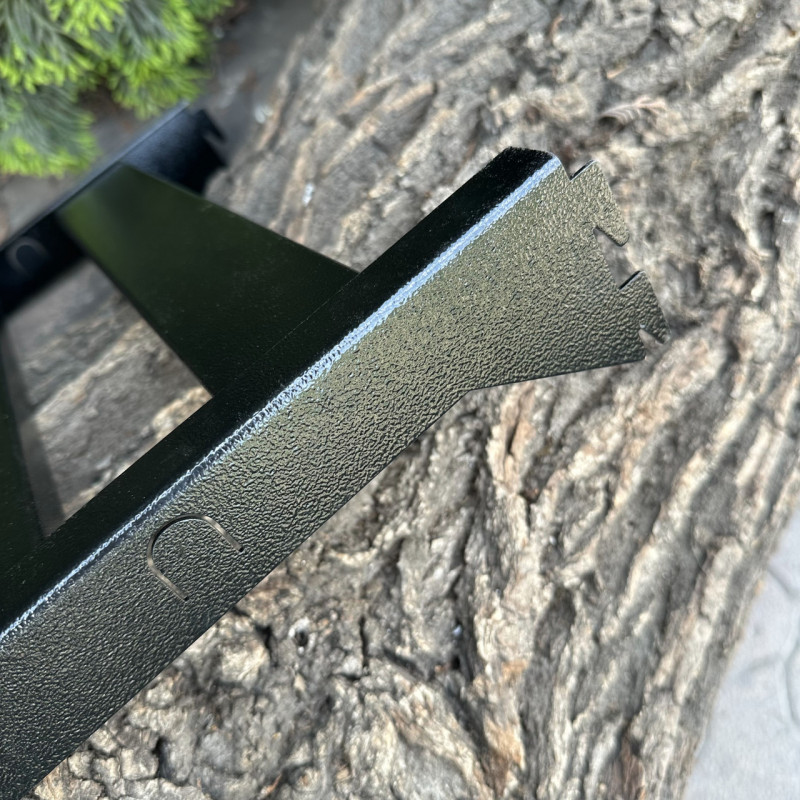 Боковая полка Mzavod для мангала Прометей на 9-12 шампуров металлическая