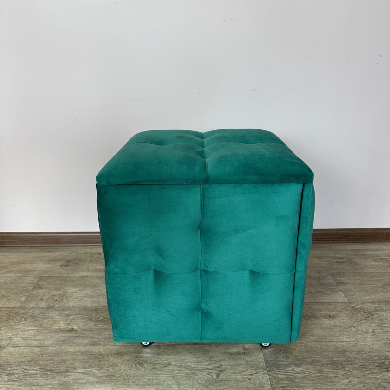 Пуф-трансформер 5в1 Mzavod Остин-4 велюр изумрудный 8-0-9003